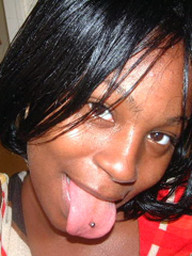 Young perky ebony teens show their cunts