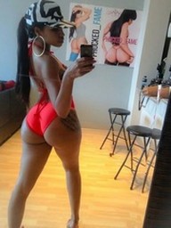 Black teen shoting her rounded ass by..